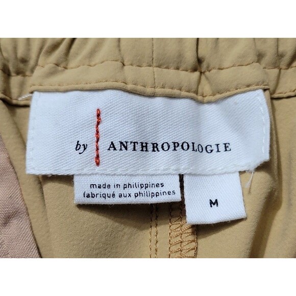 Anthropologie Beige Wide Leg Jumpsuit Pants - Picture 3 of 9